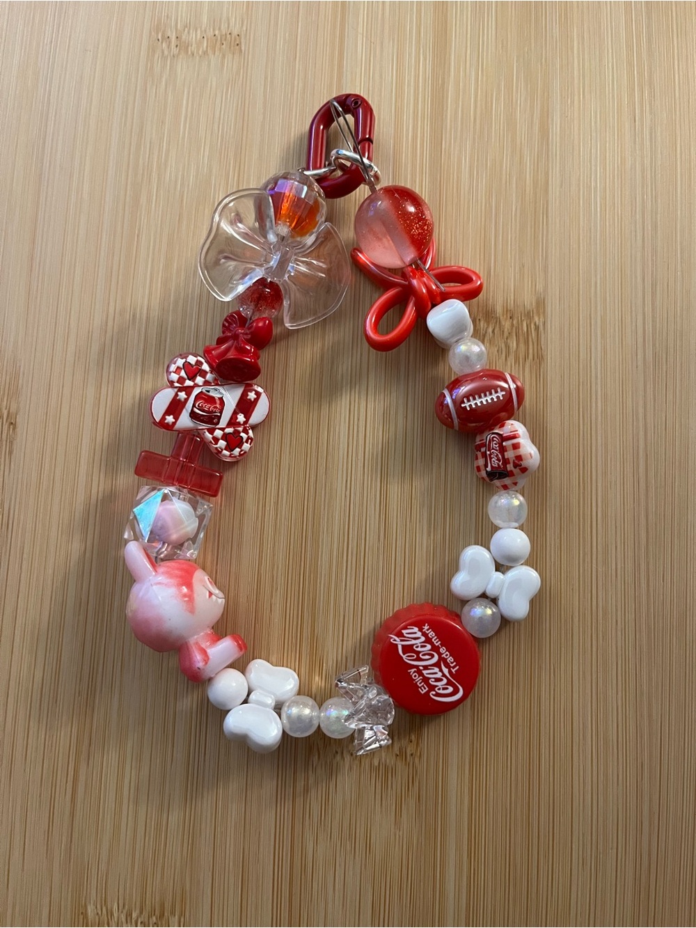 Coca Cola Bag Charm #2 - Coke Inspired Labubu charm